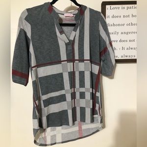 Checkered/striped shirt